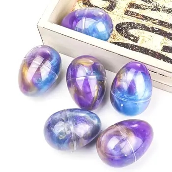 

2019 Hot Sale Color Mud Slime Eggs Slime Basket Fillers Easter Basket Stuffers Fluffy Toys for Kids Party Favor 6.5cm*2.5CM