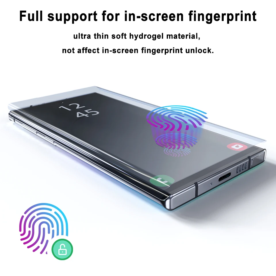 Защитная пленка для экрана Samsung Galaxy S20 + Note 10 S10 Plus мягкая Гидрогелевая S10e не