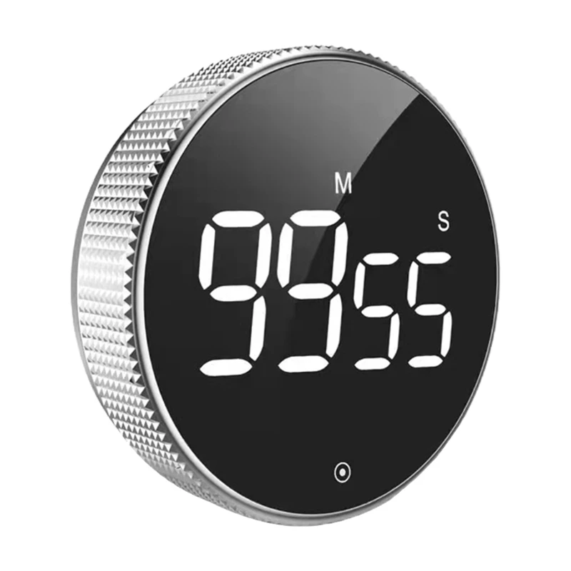 Magnetic Countdown Countup Timer with Large LED Display Electronic Kitchen Timer For Cooking Working Study Stopwatch Alarm Clock