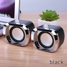 1 пара USB Динамики для ноутбука 3,5 мм мини стерео бас-колонки официальный представитель для настольного ноутбука ПК