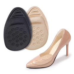 Half Insoles For Shoes Inserts Forefoot Insert Non-slip Sole Cushion Reduce Shoe Size Filler High Heels Pain Relief Shoe Pads