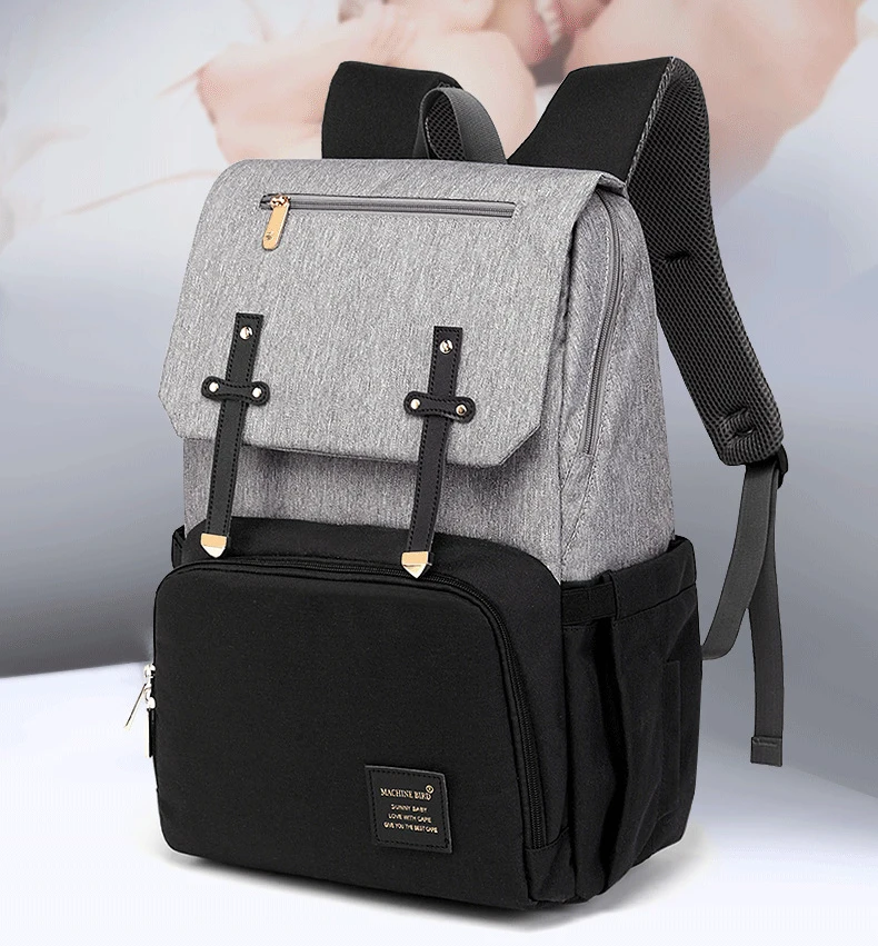 USB Waterproof Stroller Diaper Backpack for Mom Maternity Nappy Women Travel Infant Multifunction Baby Bag Insulation Nursing