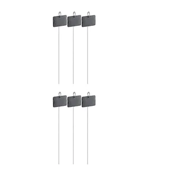 

6 PCS Slate Plant Labels,Plant Tags with Rod,for Garden Plant Pot /Planter/Vegetable Label Tag,for Garden Farm Plaques