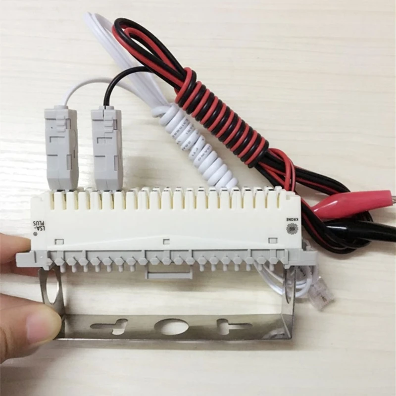 Description Picture 3 of item110 Test Head To Clip RJ11 Voice Test Leads MDF Check Test Cord For 110 Phone Krone Voice Module Telecom Patch Panel