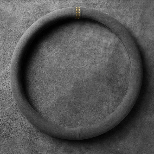 Suede Leather Steering Cover 3
