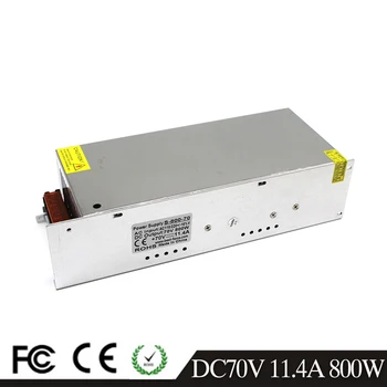 

800W 70V 11.4A Single Output Switching Power Supply Driver Transformers 220V AC To DC70 Smps for CNC Machine DIY CCTV Motors