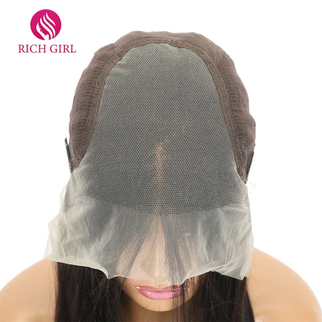 Richgirl Brazilian Straight Wig 13X6 HD Lace Front Human Hair Wigs For Black Women 4X4 5X5 6X6 40 Inch Straight Lace Closure Wig 13X6 frontal wig