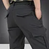 Men's Winter Thick Fleece Warm Stretch Cargo Pants Military SoftShell Waterproof Casual Pants Tactical Trousers Plus Size 4XL ► Photo 3/6