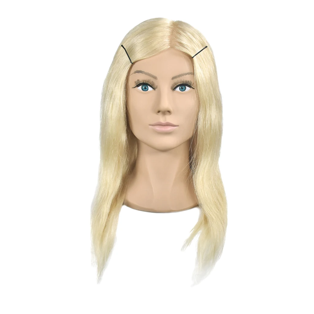 17'' Training Practice Hat Display Makeup Cosmetology Mannequin Makeup Doll Head
