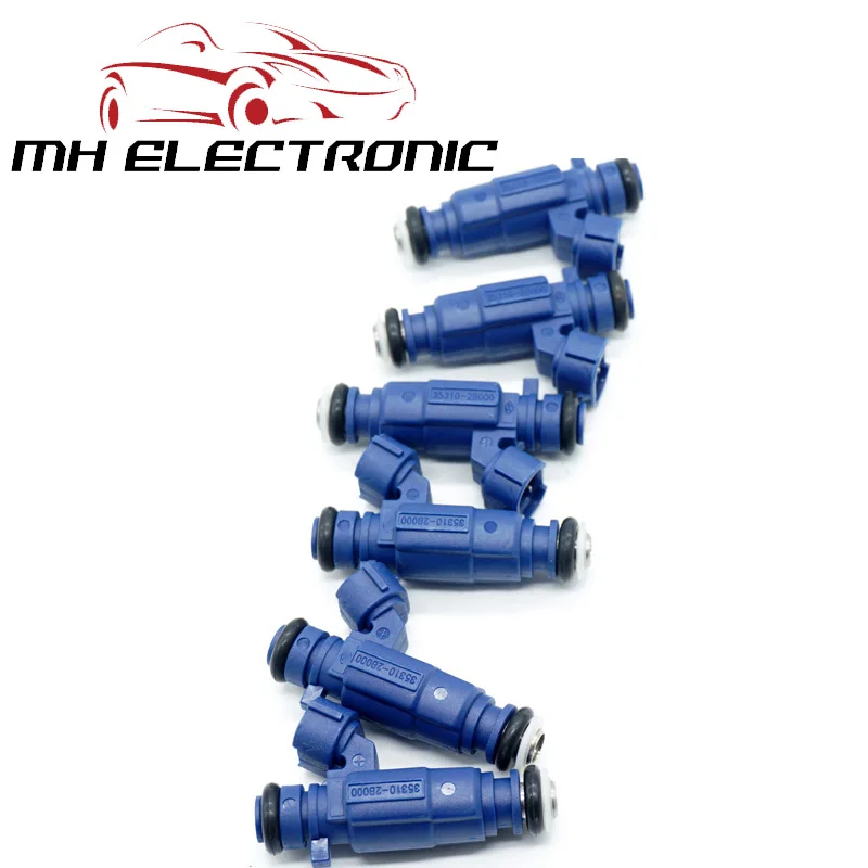 MH Электронный 6 шт./компл. топливный инжектор 35310-2B000 353102B000 для hyundai i20 i30 ДЛЯ Kia Cee'D 1,4