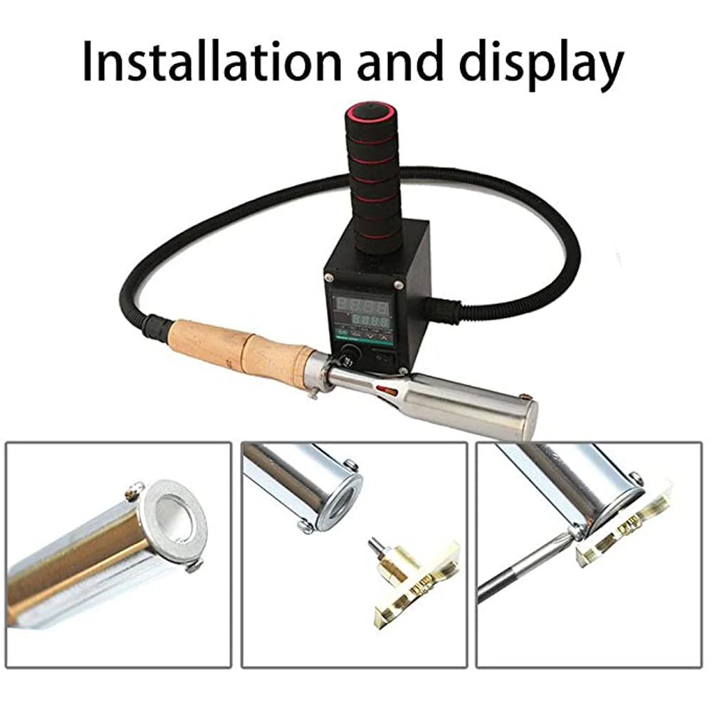 Ручной Электрический паяльник 300 Вт машина для горячего тиснения фольгой фольги