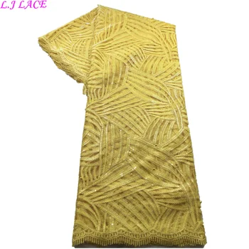 

2020 LATEST SEQUINS EMBROIDERY SIMPLE STYLE NET LACE HIGH QUALITY WEDDING PARTY DRESS SEWING LACES CHINA MADE LACES TULLE FABRIC