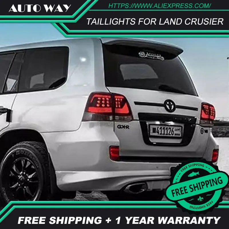 Автомобильный Стильный чехол для TOYOTA LAND CRUSIER 2008-2011 задние фонари светодиодный задний фонарь для TOYOTA LAND CRUSIER задний фонарь все светодиодный задний фонарь