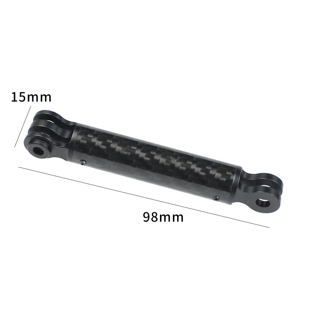 BGNing Kohlefaser 40g Auftrieb Schwimmarm Handheld Selfie Stick mit 1/4" Schraubenloch für Insta360 ONE R für GOPRO 13/12/MAX – Detail 37