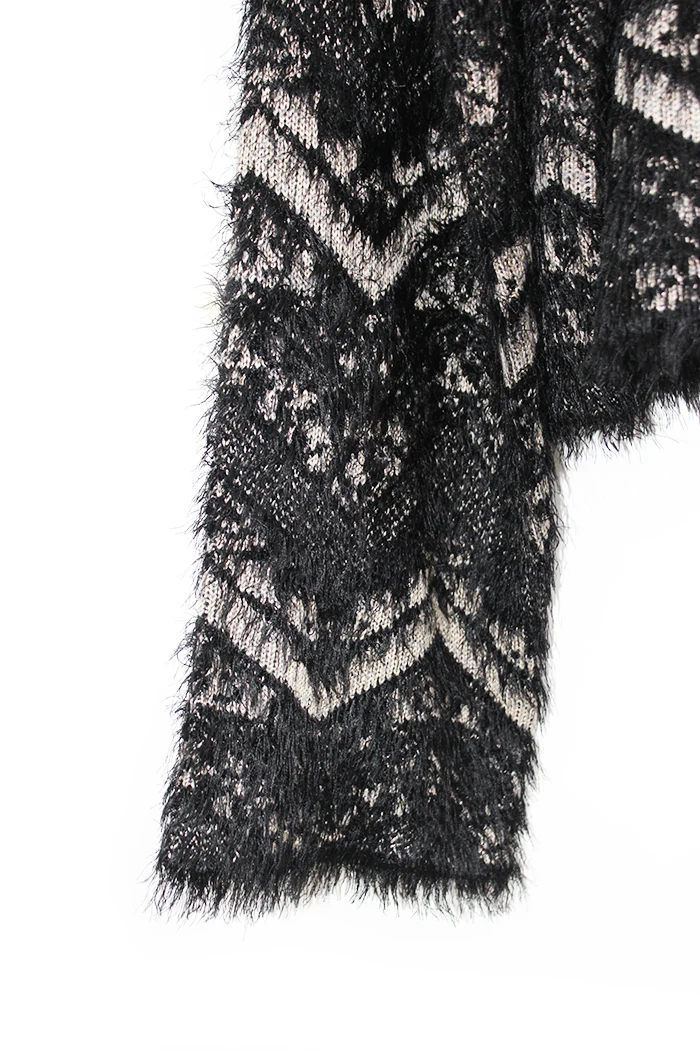 Сказочный Повседневный вязаный свитер с кисточками, женский осенне-зимний пуловер большого размера, Женский Теплый джемпер с высоким воротом, SA028S30