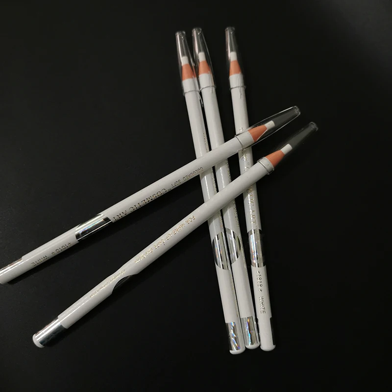 

1 pcs White Waterproof 6 Colors Microblading Eyebrow Pencil Peel-off Water-Resistant 1818 Eyebrow Pencil