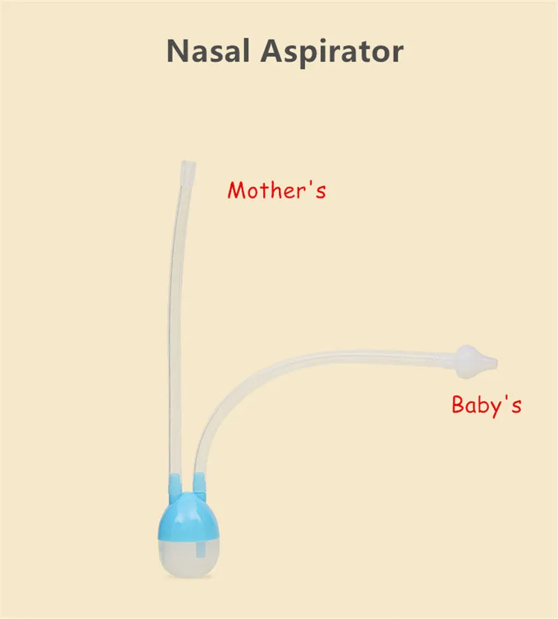 Вакуумный отсасывающий носовой аспиратор для новорожденных, Безопасный Очиститель носа для младенцев, аспиратор для носа, уход за носиком, Прямая поставка