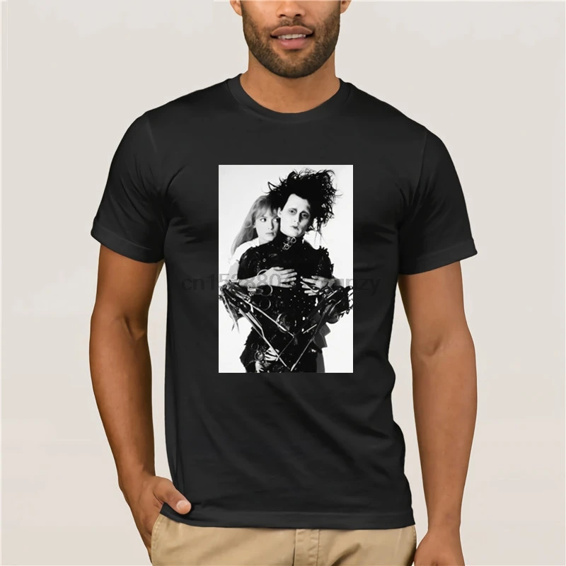 2019 Fashion T Shirt 100% Cotton Edward Manos de tijera camisa Depp Ryder Camiseta manga corta |