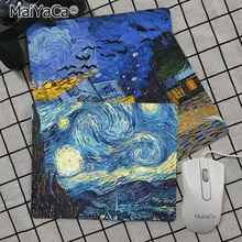 Maiya высокое качество Ван Гог художественная живопись Удобная мышка коврик игровой коврик для мыши Лидер продаж подставка под руку мышь