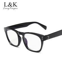 Новые модные женские очки, оправа для мужчин, черная оправа для очков, винтажные Квадратные прозрачные линзы, очки, оптическая оправа для очков