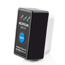 Мини elm327 беспроводной OBD2 V2.1 автомобильный диагностический инструмент сканер Elm-327 адаптер obd-ii автоматический диагностический инструмент