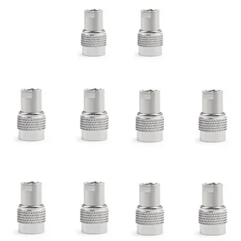 

Areyourshop 10pcs FME Male to TNC Male Connector RF Coaxial Adapter Coupler Inter-Series Straight