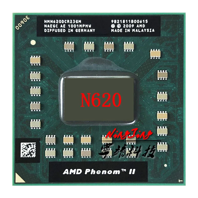 Двухъядерный процессор AMD Phenom II мобильный N620 2 8 ГГц двухъядерный HMN620DCR23GM разъем S1 |
