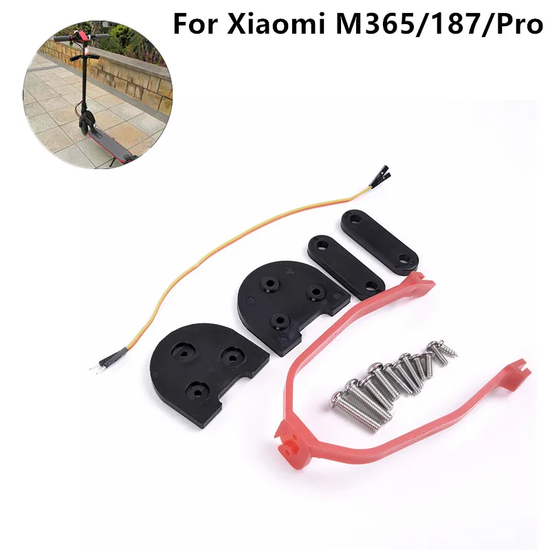 Для Xiaomi M365 M187 обновленный скутер 10 дюймов аксессуары для электрического автомобиля накладка высокий кронштейн прокладка заднее крыло комплект прокладок