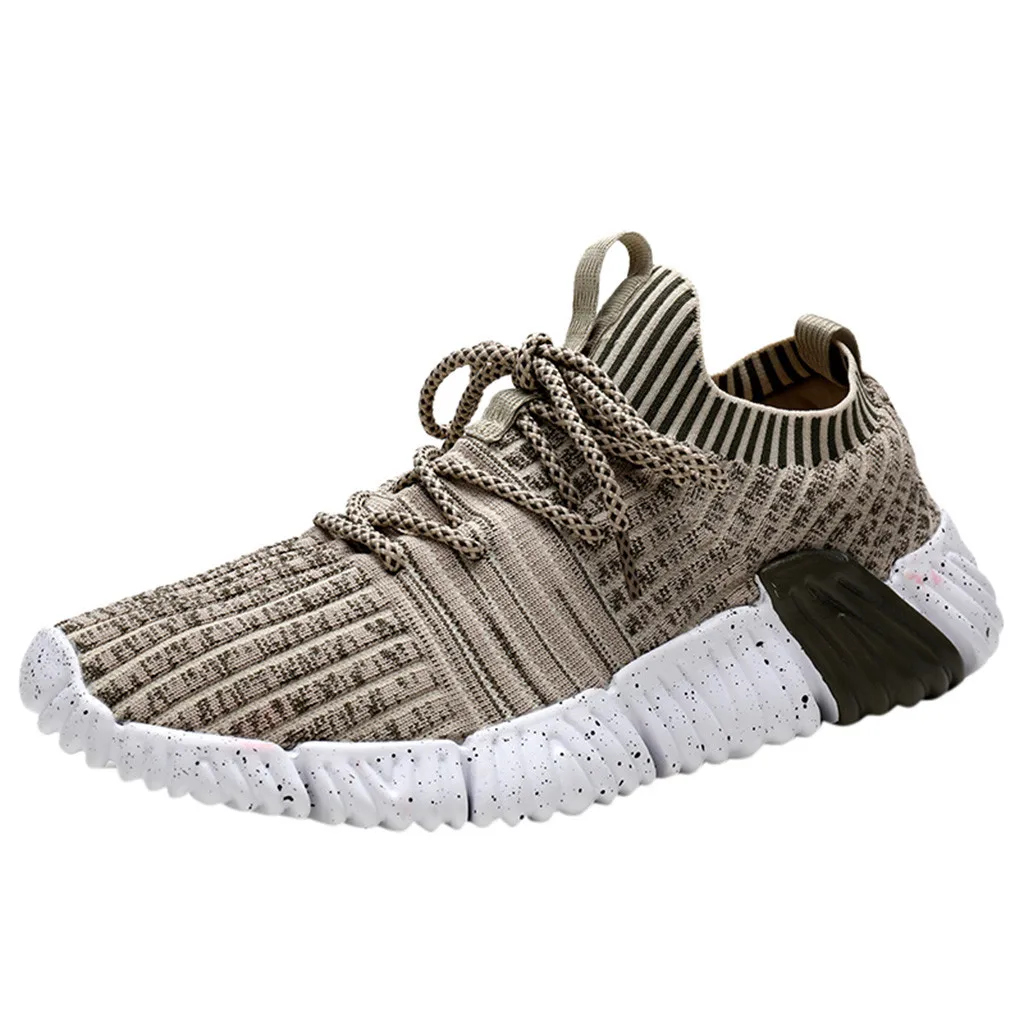 

SAGACE comfortable sneakers men Low-Top Fly Woven Breathable Shoes Outdoor casual shoes men Sneakers Shoes Walking Sneakers 2019