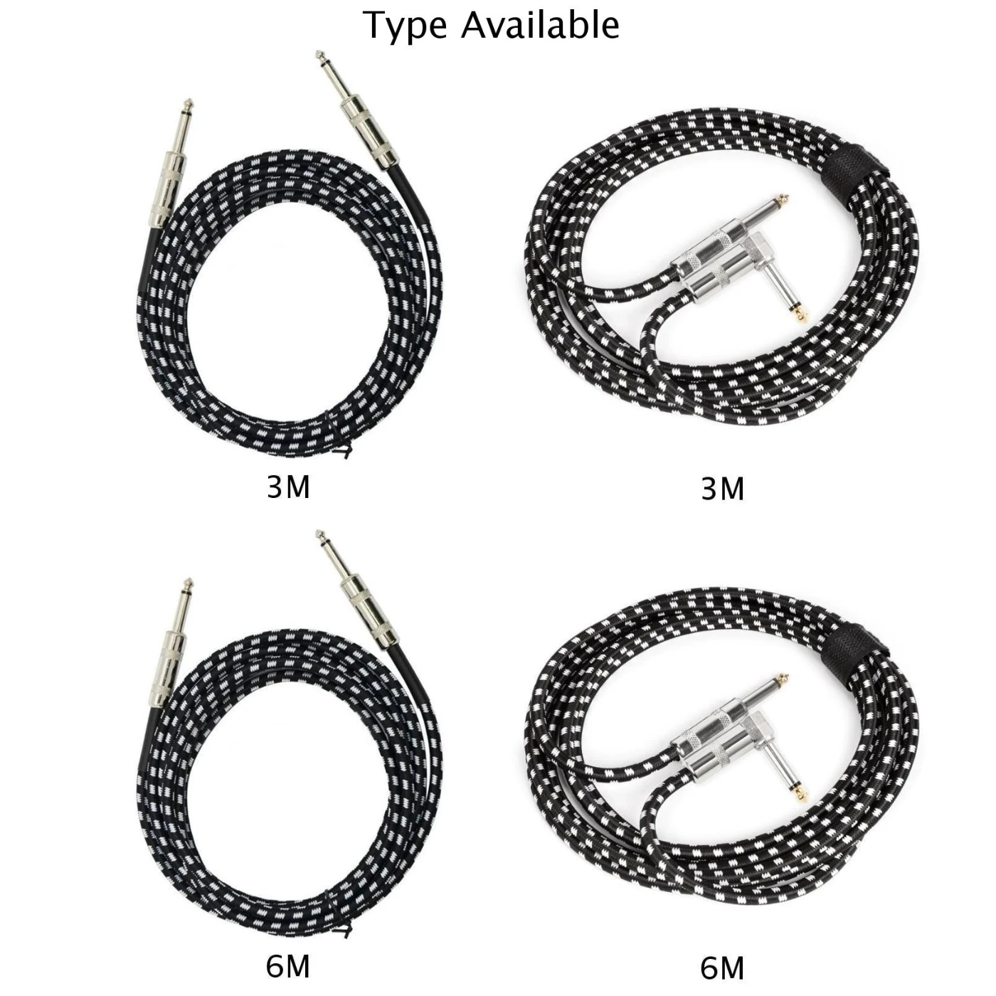 

3m/6m Electric Guitar Effect Connecting Cable Bass Musical Instrument Cord