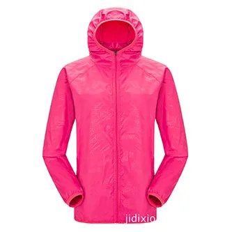 PureLeisure водонепроницаемые велосипедные прогулки Рыбалка куртки Windcoat для мужчин женщин Спорт на открытом воздухе велосипед майки Бег Путешествия куртка - Цвет: Красный