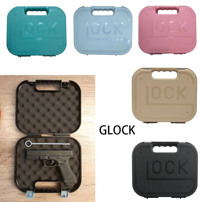 

Airsoft Water Bullet Gel Blaster Pistol Storage Case Carry Box Applicable for Glock Kublai P1/P4/2011 Suitcase ABS Material Anti