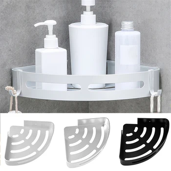 

Bathroom corner rack for bathroom storage rack wall-mounted shelf with nail-free glue, strong and durable