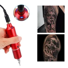 Татуировка Вращающаяся ручка машина постоянный макияж электрическая машинка для татуажа Ручка бровей губ подводка для глаз заправляемая ручка машины