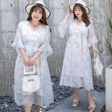 Продается Нижняя стойка! Большой размер мм платье-стиль стерео цветок платье Элегантная красивая юбка 1377