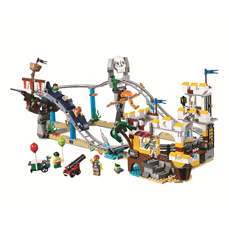 Новинка LP 24051 creaters Ideas Builerds 3 в 1 пиратские американские Горки 3 в 1 Creator 31084 строительные развивающие игрушки рождественские подарки - Цвет: no box