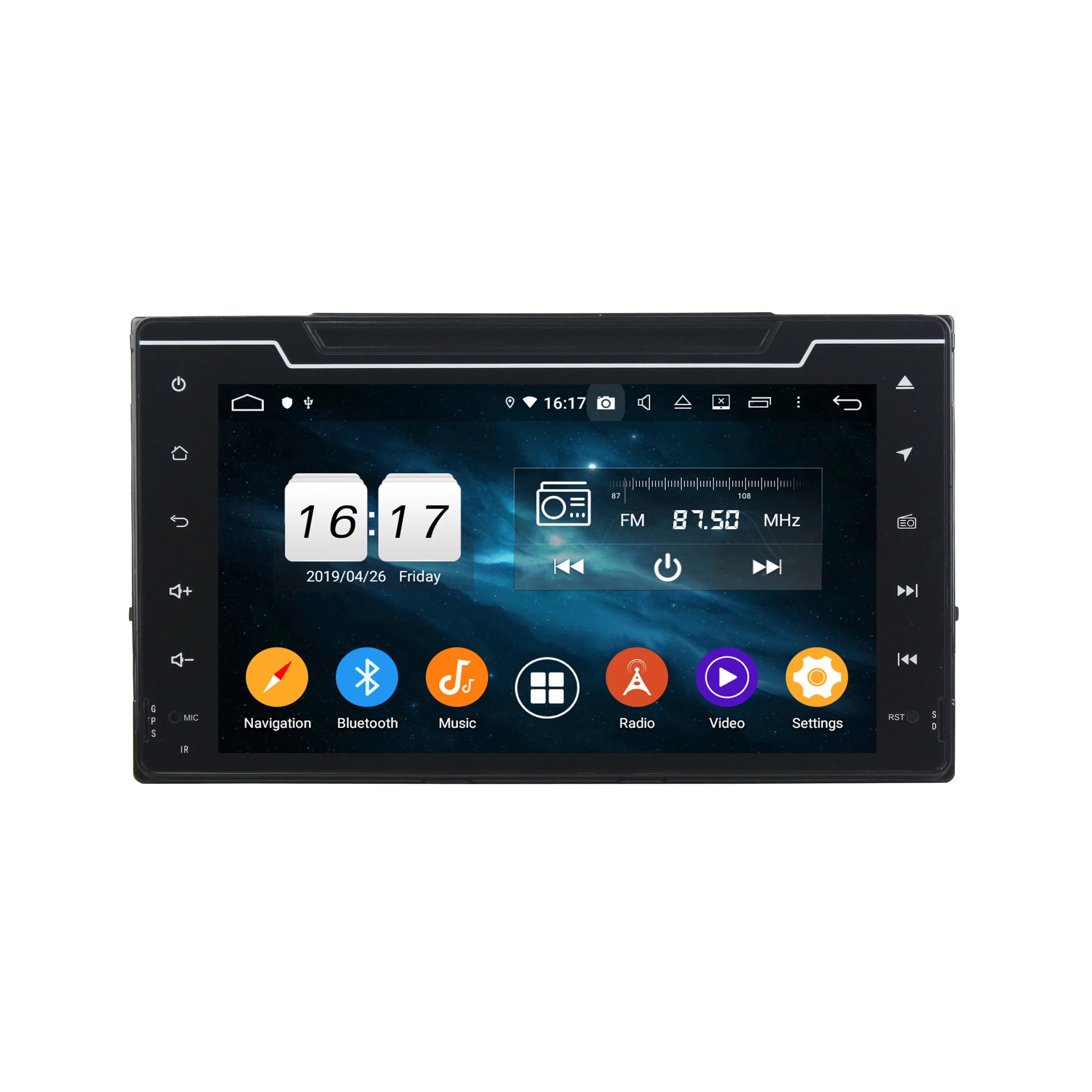 

KLYDE 8" 2 Din Android 9.0 Car DVD Player For Toyota Corolla Innova Crysta 2016-2017 Multimedia Player 8 Core Radio Stereo Audio