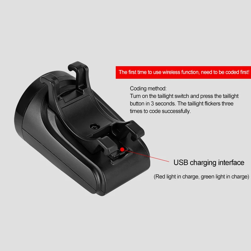 Flash Deal Intelligent USB Bike Rear Light Wireless Remote Control Turn Signal Bicycle Taillight with Bike Horn 11