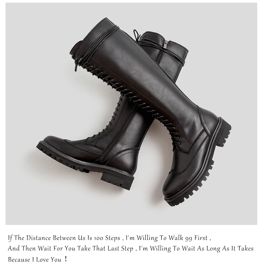 JSI/женские ботинки женские сапоги до колена на молнии с круглым носком новые зимние женские сапоги из натуральной кожи на среднем квадратном каблуке JO301