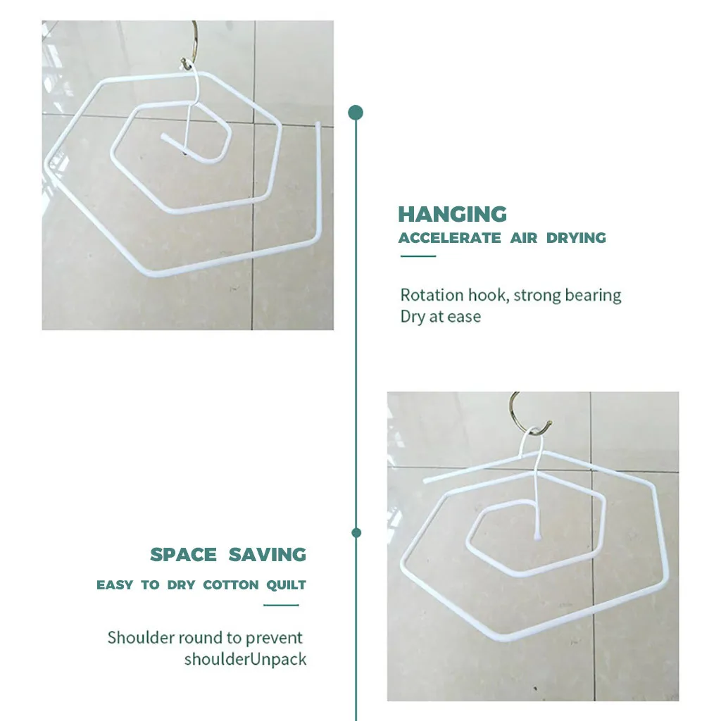 Многофункциональные портативные сушилки из нержавеющей стали для хранения белья, спиральная вешалка, вращающаяся стойка для хранения, вешалка для белья