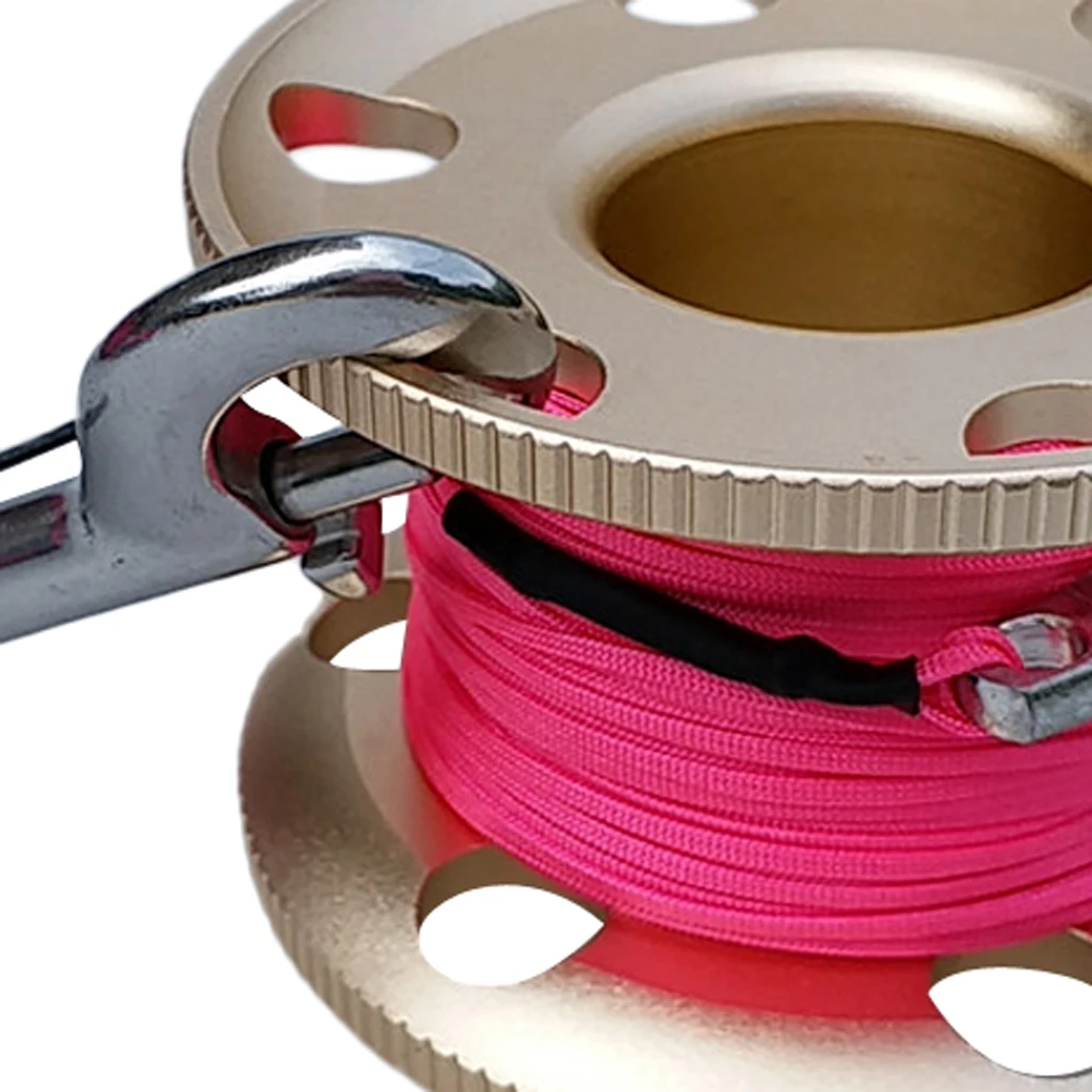 Lightweight Scuba Diving Finger Spool Reel and Replacement 50m/164ft 100ft 30m /20m/66ft Strong Strength Line