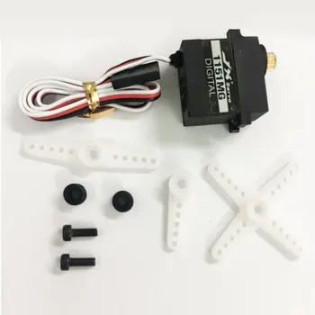 

PDI-1151MG RC Helicopter Accessories Upgrade Parts Servo Metal Gear Digital Iron Core Motor Servo RC Part For RC Helicopter