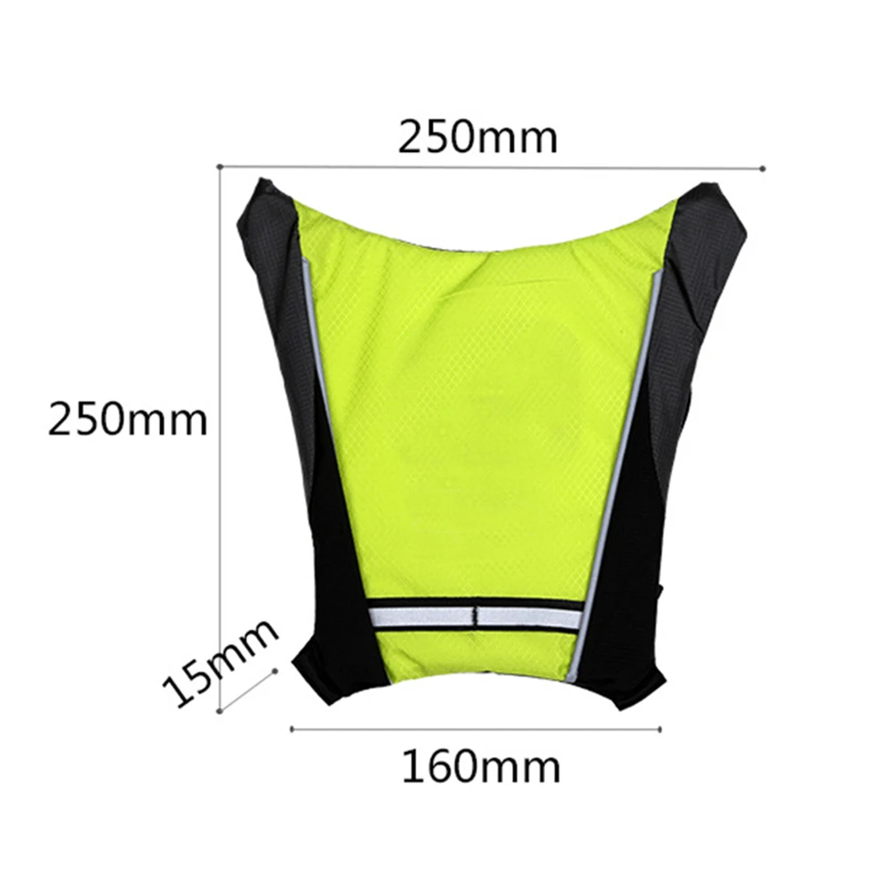 Steering Light Backpack 2.4GHZ LED Warning Glowing Wireless Remote Lithium Battery USB Motion Riding Backpack Pendant