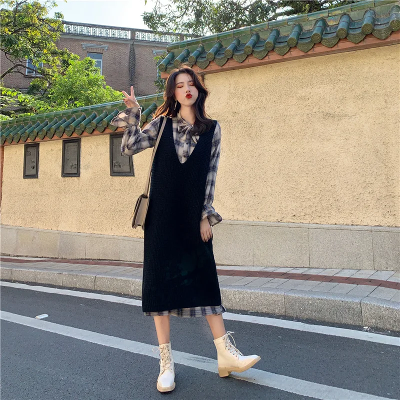 

2020 Spring New Style Large Size Dress Women's Tennis Red Two-Piece Set Western Style Set Fat Mm Slimming Sister Skirt