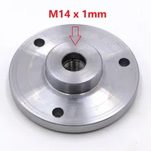 Filetage de broche M14, adaptateur de Base de plaque arrière de bride de mandrin K11 80 K12 80 K11 100 K12 100