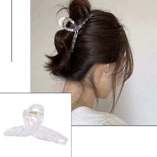 Women Fashion Simple Gold Hair Claw Retro Hair Clips Barrette Headband Hairpin Hair Crab 2021 Trend Hair Accessories 659104