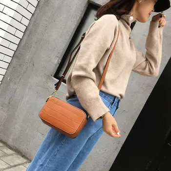 

2020 New Style WOMEN'S Bag Simple Mini Cowhide Shoulder Bag