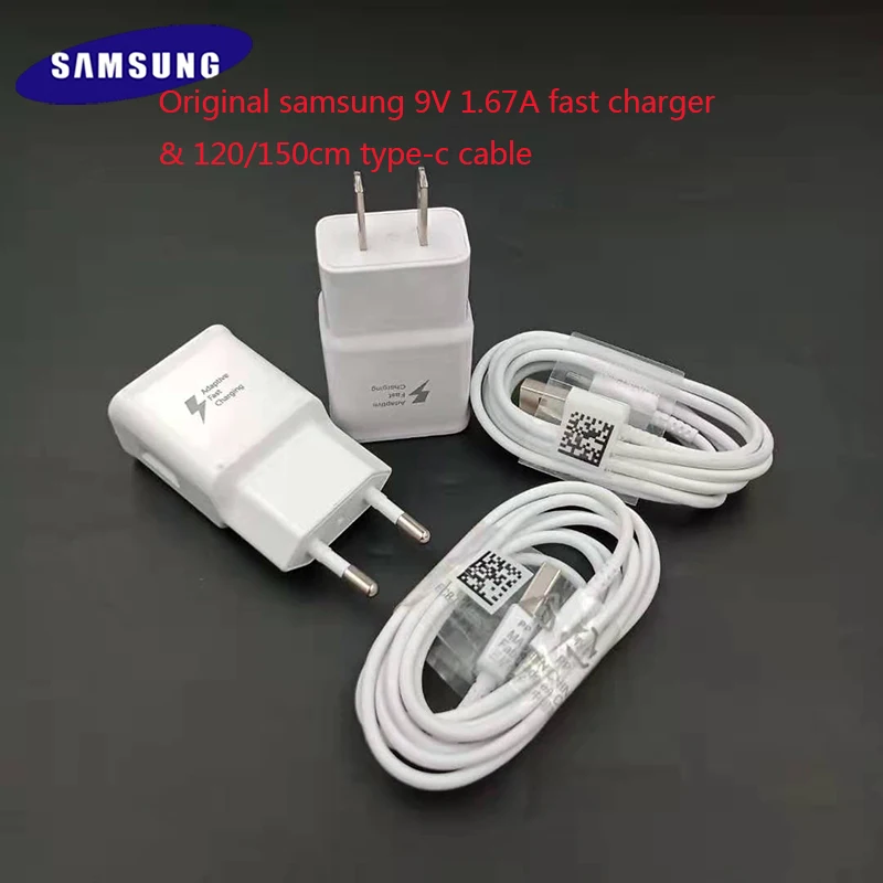 Зарядное устройство Samsung A70 USB адаптер быстрой зарядки кабель Type C для Galaxy S10 S9 S8 Plus