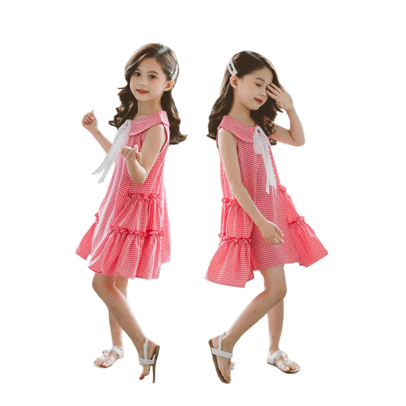 Одежда для девочек, платье из чистого хлопка с цветочным узором, Прошитый подол, vestido infantil, одежда высокого качества для детей от 2 до 6 лет г., лидер продаж