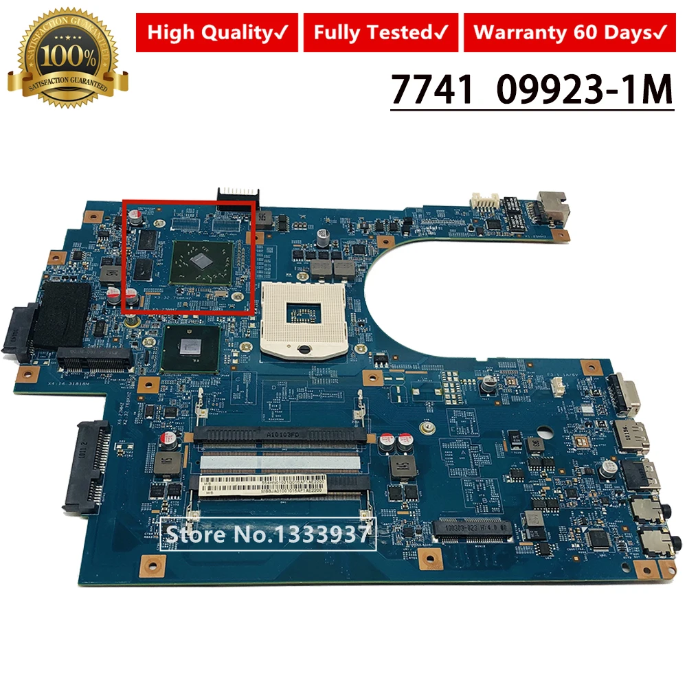JE70-CP MB 48.4HN01.01M 09923-1M материнская плата для ноутбука Acer aspire 7741 7741G | Компьютеры и офис